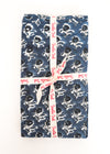 PILLOWCASE SET PRETTY DAISY BLUE - India Ink Home Decor