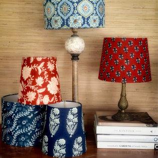  Illuminate Your Space with Exquisite Indian Patterned Lampshades from India Ink: Shop Now!