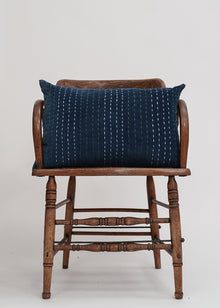  VELVET STITCHED BLUE 35X55