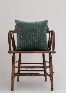  SAGE VELVET STITCHED