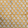 NAPKINS SCALLOP PRETTY DAISY MUSTARD - India Ink Home Decor