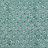 NAPKINS SCALLOPED PRETTY DAISY AQUA - India Ink Home Decor