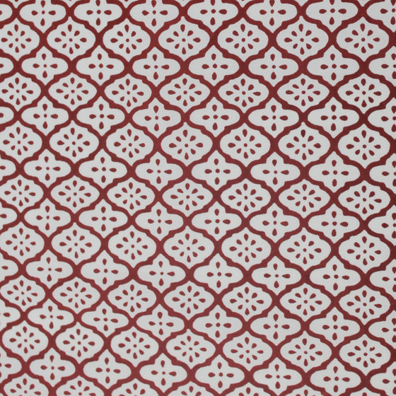 NAPKINS SET MARRAKESH DOT RED - India Ink Home Decor