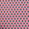 NAPKINS SET BORDER MINI MARIGOLD PINK - India Ink Home Decor