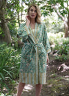 KIMONO MEADOW MIST - India Ink Home Decor
