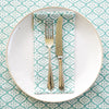 NAPKINS SET MARRAKESH DOT AQUA