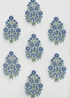 PILLOWCASE JAIPUR ROSE BLUE