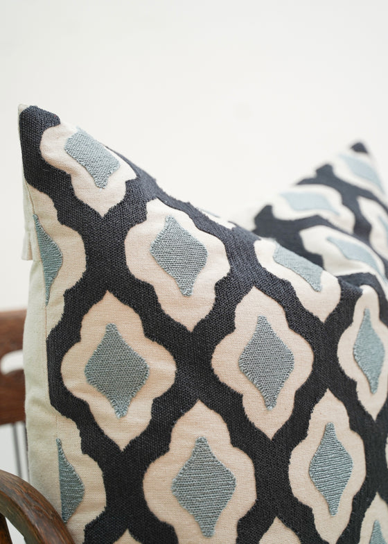 TWO TONE FULLARD BLUE 60x60