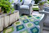 GREEN IKAT LARGE - India Ink Home Decor