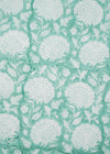 PILLOWCASE CONTRAST WALLFLOWER EMPIRE AQUA