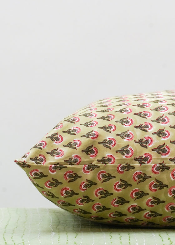 PILLOWCASE DANDYLION PISTACHIO