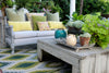 GREEN IKAT LARGE - India Ink Home Decor
