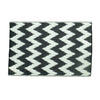 BLACK CREAM ZIGGY ZAG SMALL - India Ink Home Decor