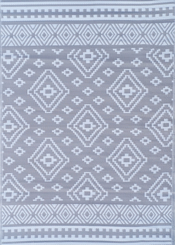 GREY AFGHAN - India Ink Home Decor