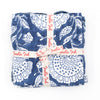 SCALLOPED NAPKIN WALLFLOWER BLUE
