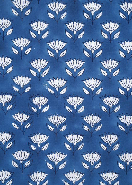 PILLOWCASE LOTUS BLUE