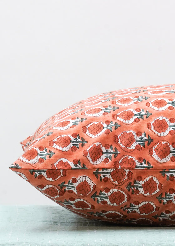PILLOWCASE CUSTARD FLOWER PEACH