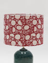 MAHAL FLORAL DRUM L - India Ink Home Decor