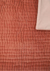 VELVET PILLOWCASE TERRACOTTA SET