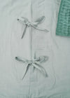VELVET PILLOWCASE AQUARMINE SET