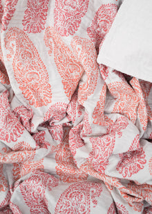  TONAL PAISLEY TERRACOTTA