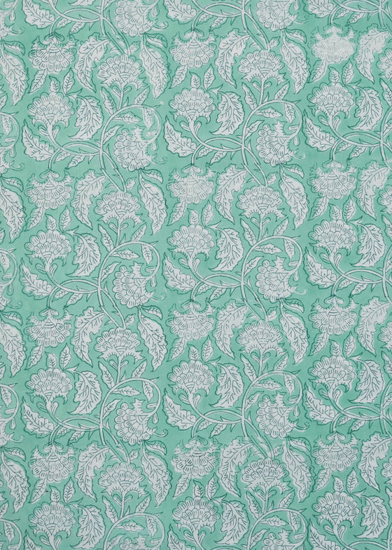PILLOWCASE CLIMBING VINE AQUA