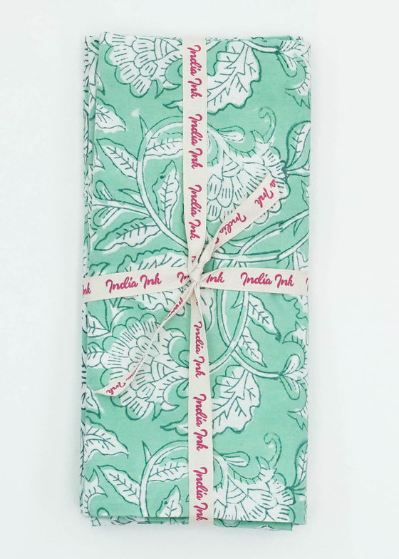 PILLOWCASE CLIMBING VINE AQUA