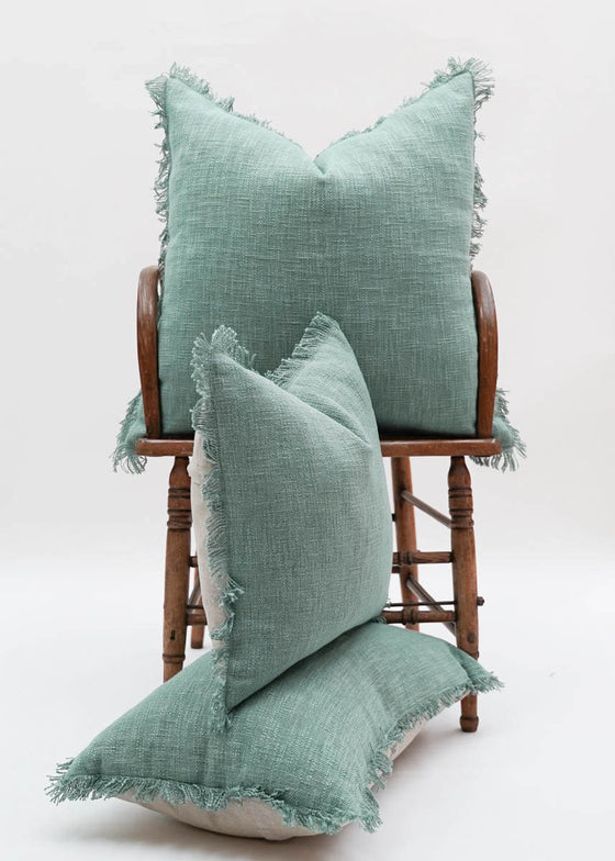 FRINGE SLUB AQUA