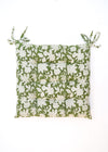 CHAIRPAD FLORAL GREEN