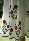 DRESS EMBROIDERED MARIGOLD