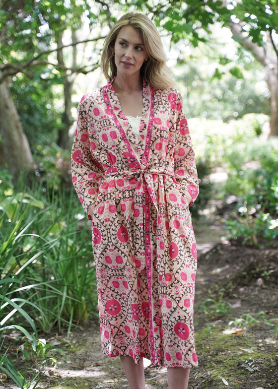 KIMONO LUXURY SUZANI PINK