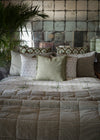VELVET QUILT DUSTY SAGE - India Ink Home Decor