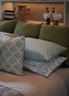 PILLOWCASE FINE PAILSEY TEAL
