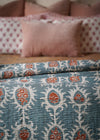 MISTY IKAT SLATE - India Ink Home Decor