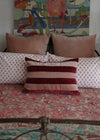 VELVET STRIPE FIRED 40X60 - India Ink Home Decor