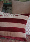 VELVET STRIPE FIRED 40X60 - India Ink Home Decor