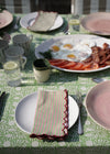 NAPKIN PAINTED STRIPE GREEN