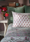 PILLOWCASE PLUME PAISLEY ROSE - India Ink Home Decor