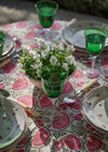 TABLECLOTH ROUND LOTUS SWIRL