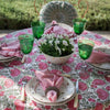 NAPKIN PAINTED STRIPE PINK