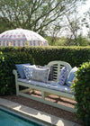 CUSHION CONTRAST SLUB SLATE