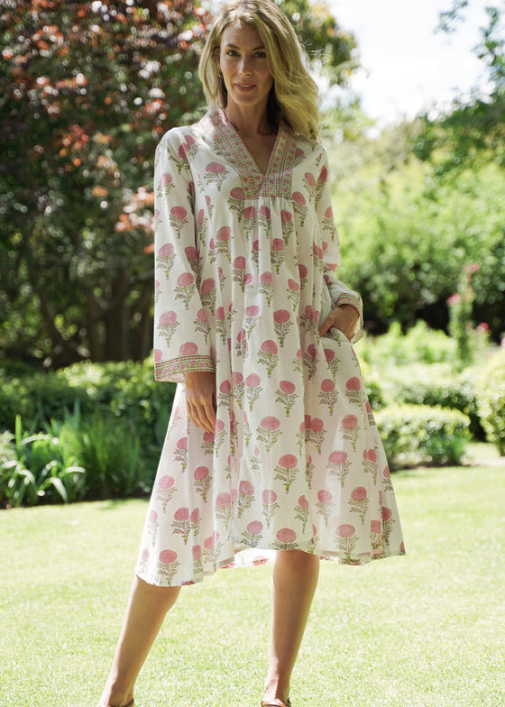 DRESS MERRY MARIGOLD PINK