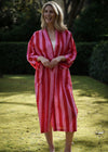 KIMONO CHERRY & CANDY STRIPE