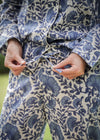 PJ SET LONG MIDNIGHT GARDEN