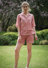 PJ SET SHORT LEAF BUTI ROSE