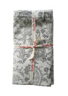 PILLOWCASE SET FINE PAISLEY BLACK