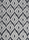 DIAMOND IKAT BLACK 150 x 200