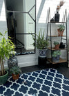 BLUE LATTICE SMALL - India Ink Home Decor