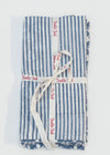 PILLOWCASE BUTI BUD DENIM - India Ink Home Decor