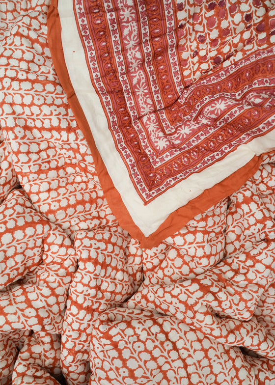 QUILT BUTI ORANGE